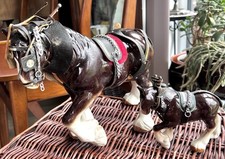 Shire Horse x 2 / Ornament