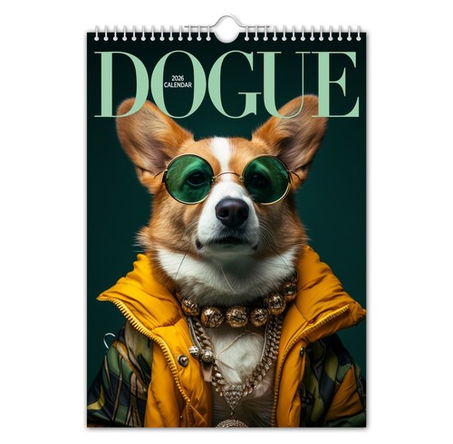 2026 calendar dogue - -,