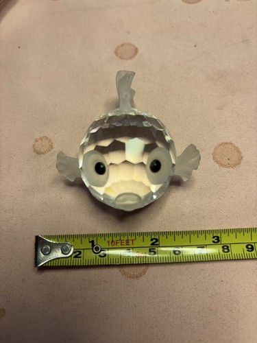 Swarovski crystal puff fish - swarovski,