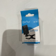 EVERJOYS EV-18 Chromatic Clip Tuner Guitar Bass Violin Ukulele NIB
