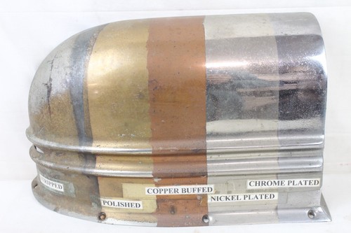 Vintage wooden boat chrome - wooden,