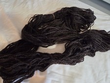 Yarn Black Icelandic  Handspun Wool Knitting  Weaving Crochet