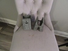 Two Vintage Unused Galvanized