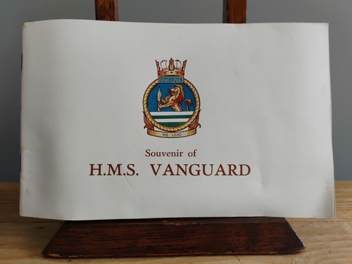 Souvenir book hms vanguard - souvenir,