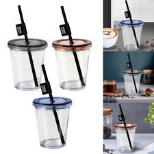 Clear Plastic Cup with Lid and