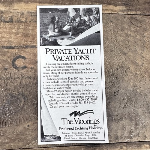 The moorings vintage print - the, ad
