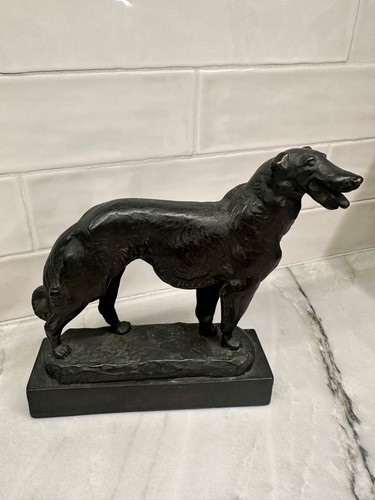 Antique paul herzel - paul, borzoi