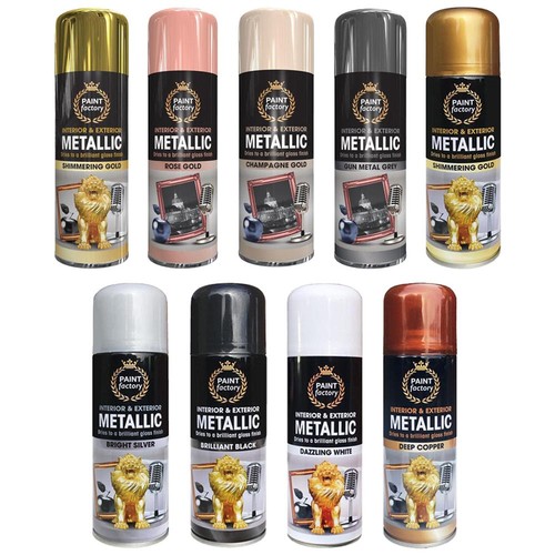 Metallic spray paint aerosol - metallic,