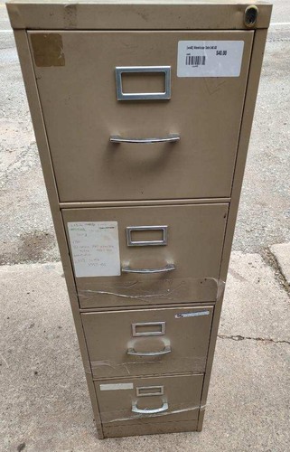Tan drawer vertical filing - tan, 4-drawer