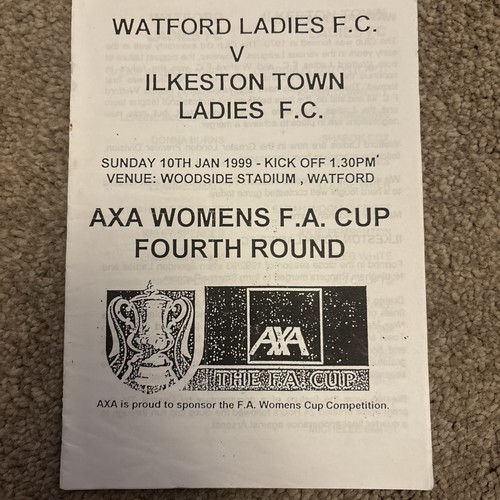 Watford ladies vs - 98/9,