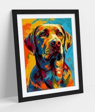 MULTICOLOUR POP ART LABRADOR