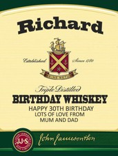 PERSONALISED JAMESON WHISKEY