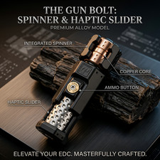 Premium Metal Gun Bolt Fidget