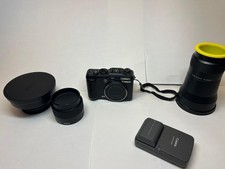 Canon Powershot G9 with battery and charger + lenses (please read description) 
