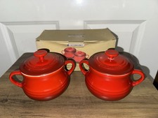 Le Creuset Pair Of Red Soup or