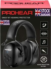 PROHEAR 037 Bluetooth Hearing Protector Ear Defenders Rechargeable Headset (E614