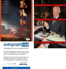 Martin McDonagh signed "THREE