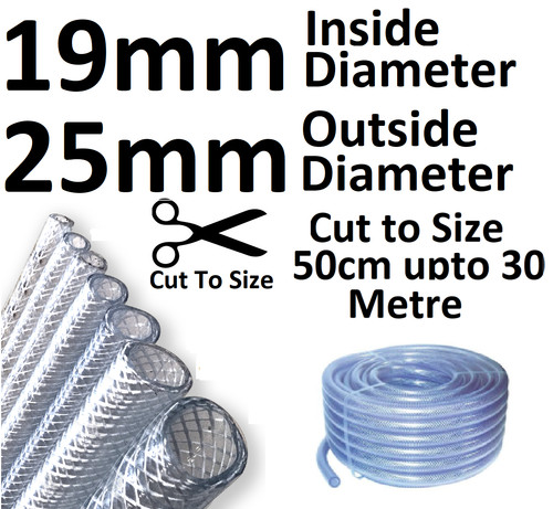 19mm clear flexible - 19mm,