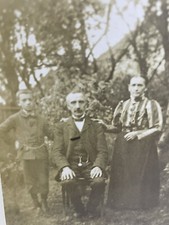 Antique Family RPPPC Postcard