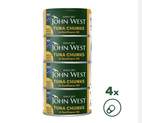 John west tuna chunks - tuna, in
