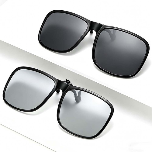 Clip flip sunglasses - clip-on, flip-up
