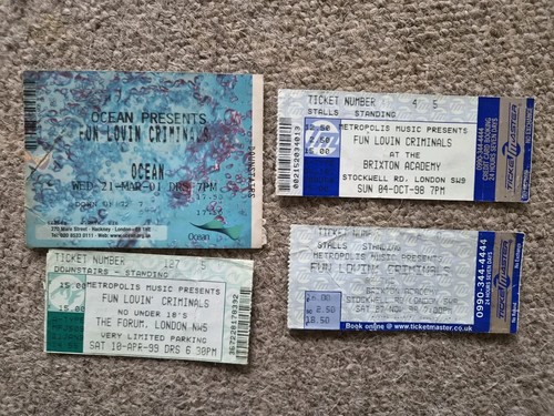 Fun lovin criminals concert - fun,