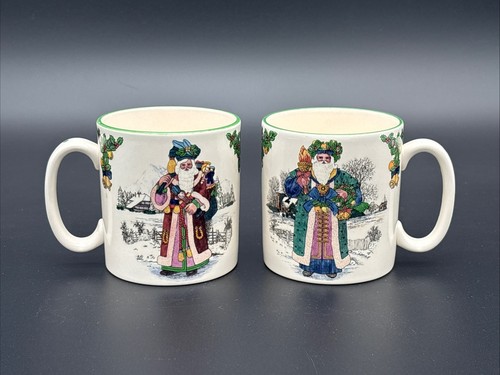 Vintage spode england santas - vintage, "santas