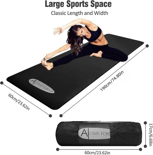 Large thick yoga mat - large, &
