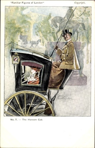 Artist postcard london city - artist,