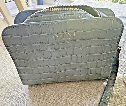 Bennett blue croc - blue, effect
