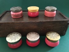 Collection of 6 Avon Cream Sachet Jars