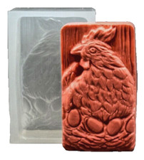 HEN SILICONE MOLD SOAP RESIN