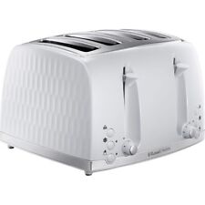 Russell Hobbs Spectrum 26070 Honeycomb 4 Slice Toaster White
