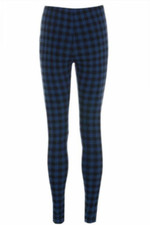 TOPSHOP Legging Pull On Check