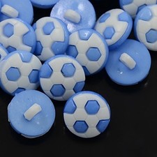 10 x  FOOTBALL SHANK BUTTONS