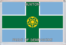 Derbyshire Pride County Flag Badge - Jumbo Fridge Magent - Gift/Present