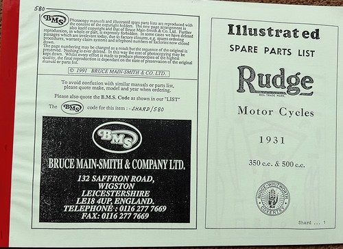1931 rudge sports engine - 1931,