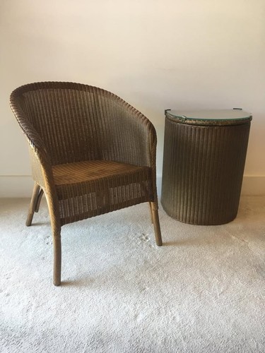 Lloyd loom lusty chair and - loom,