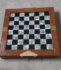 Vintage Soapstone Carved Chess