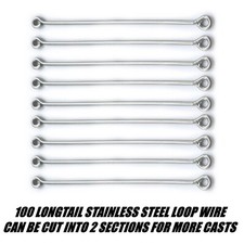 100 LONGTAIL LEAD LOOP WIRES