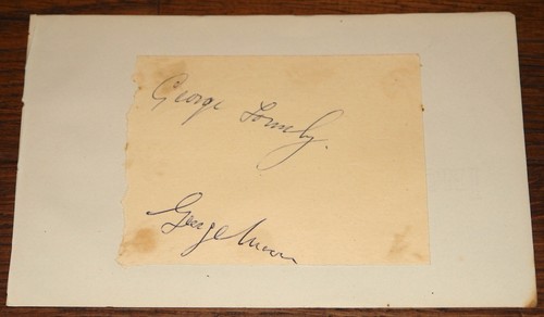 George formby signed autograph - george,