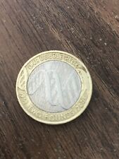 DNA double helix 2 pound coin