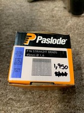 Paslode  F16 1.6mm x 45mm Galvanised Straight Brad Nails (494)
