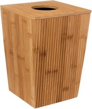 5five 6L Bamboo Bathroom Bin