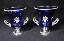 Victorian Glass Silver Plate