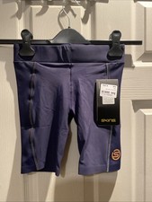 Brand New Skins Navy Half Tights. Size 8