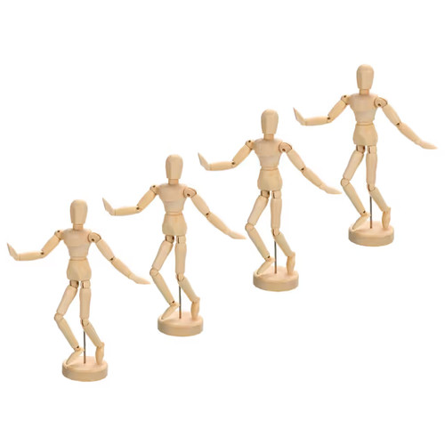 Artists wooden manikin - wooden,