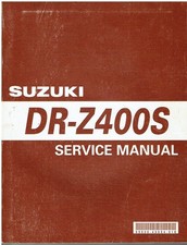 SUZUKI DR-Z400SY DR-Z400S (-K1 -K2 -K3 -K4) 2000-04 ORIG. FACTORY SERVICE MANUAL