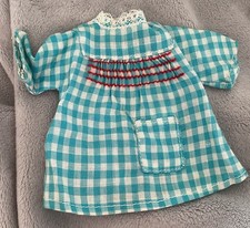 Vintage 1967 Pedigree Patch Doll Blue Gingham  Summer Dress . VGC