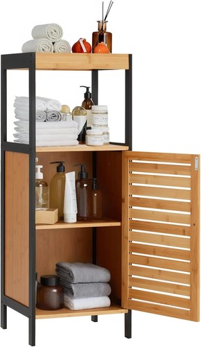 Bamboo bathroom cabinet - bamboo,